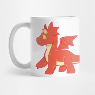 Cute Red Dragon Mug